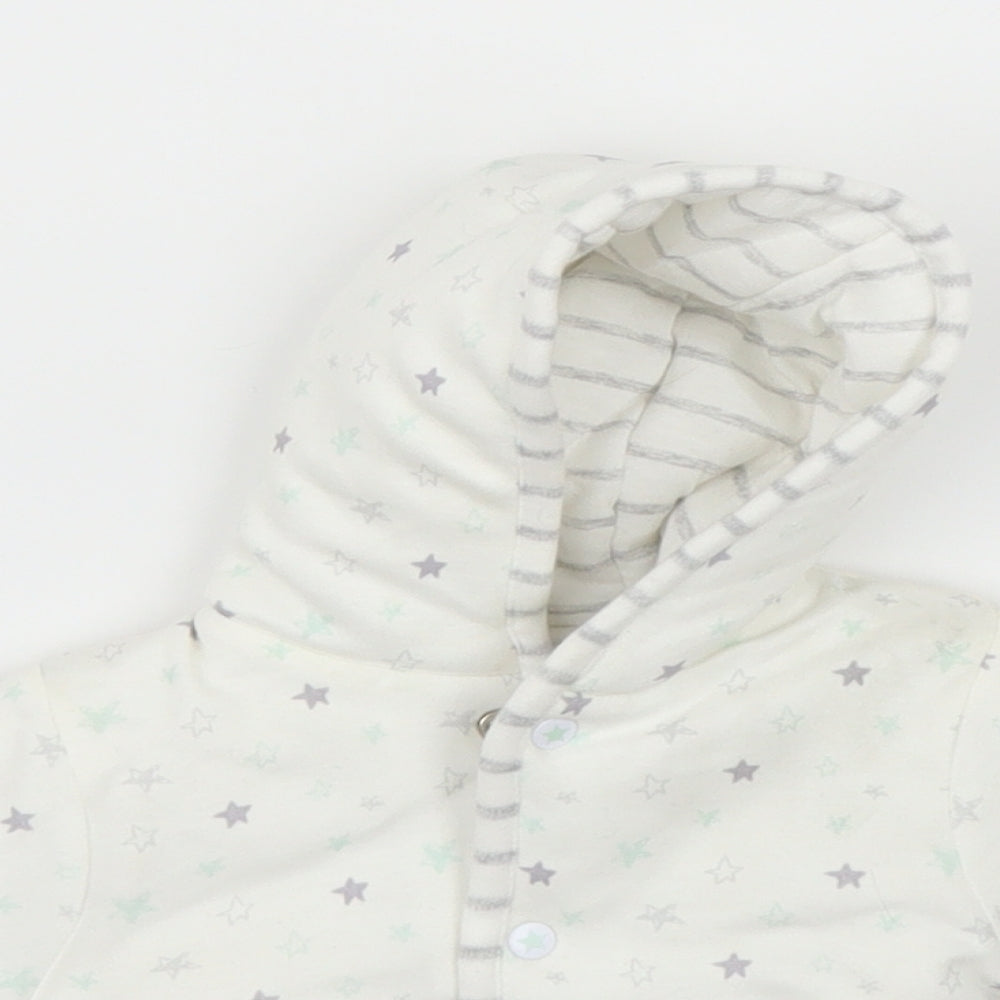 Mini Club Baby White   Overcoat Coat Size 0-3 Months