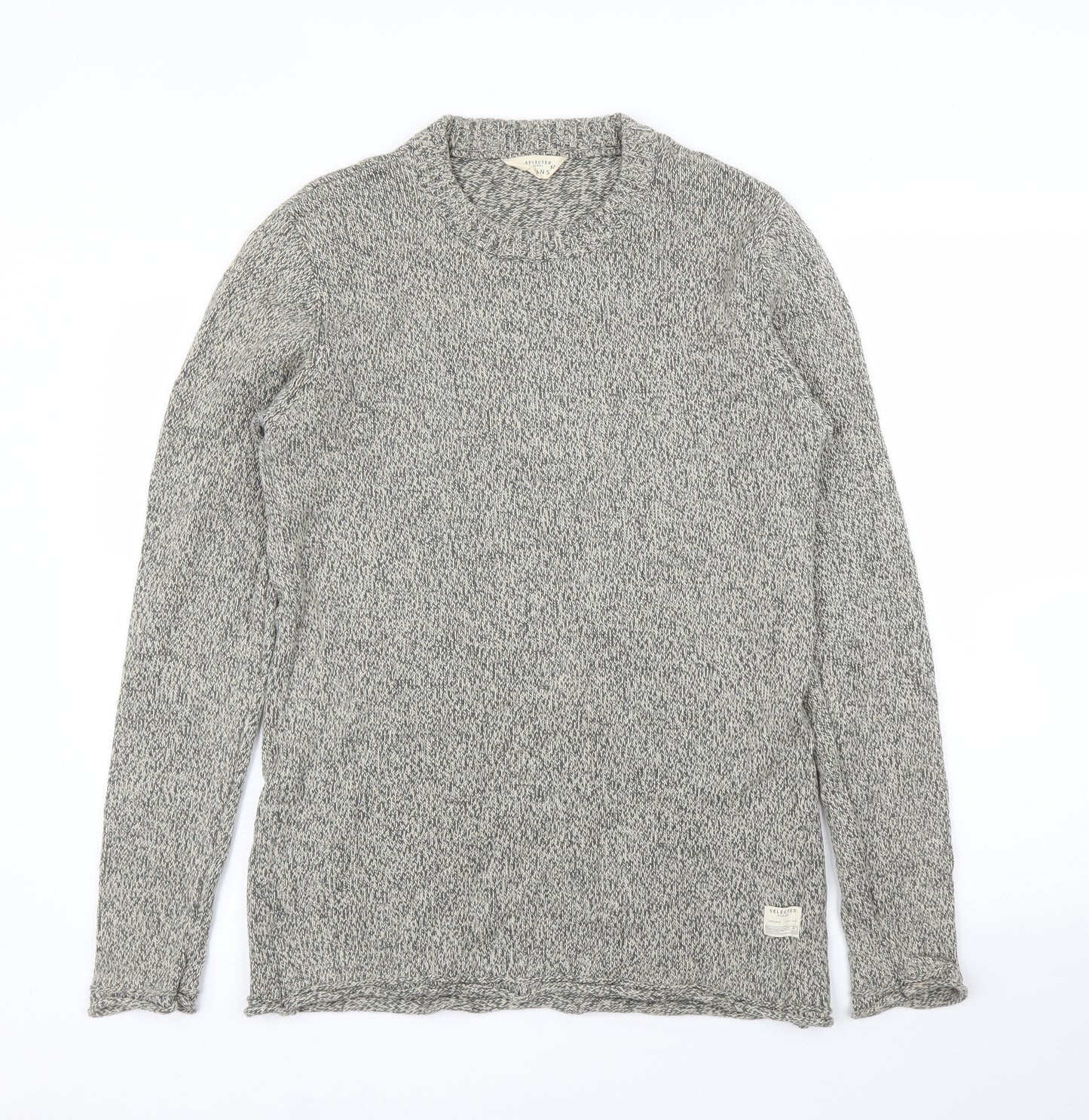Homme Mens Grey   Pullover Jumper Size M