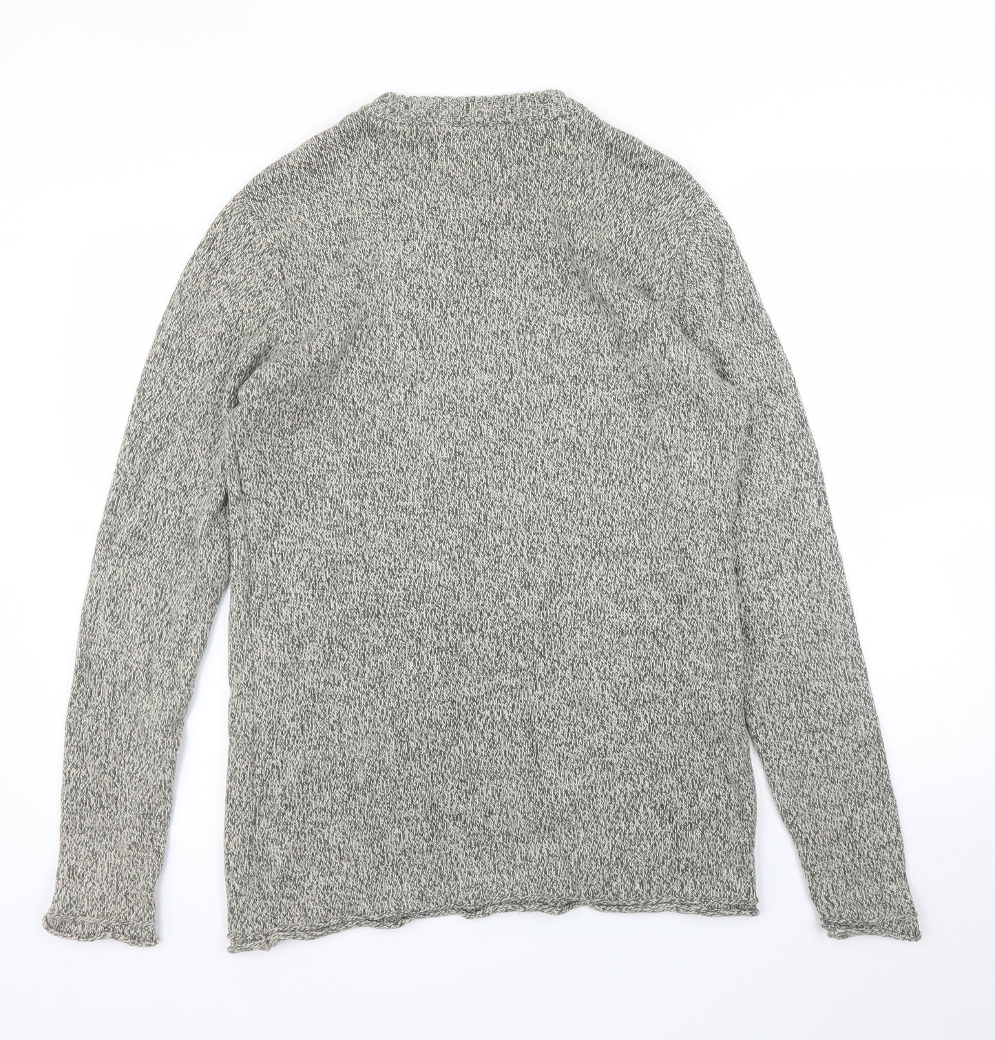 Homme Mens Grey   Pullover Jumper Size M