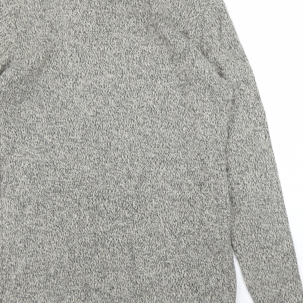 Homme Mens Grey   Pullover Jumper Size M