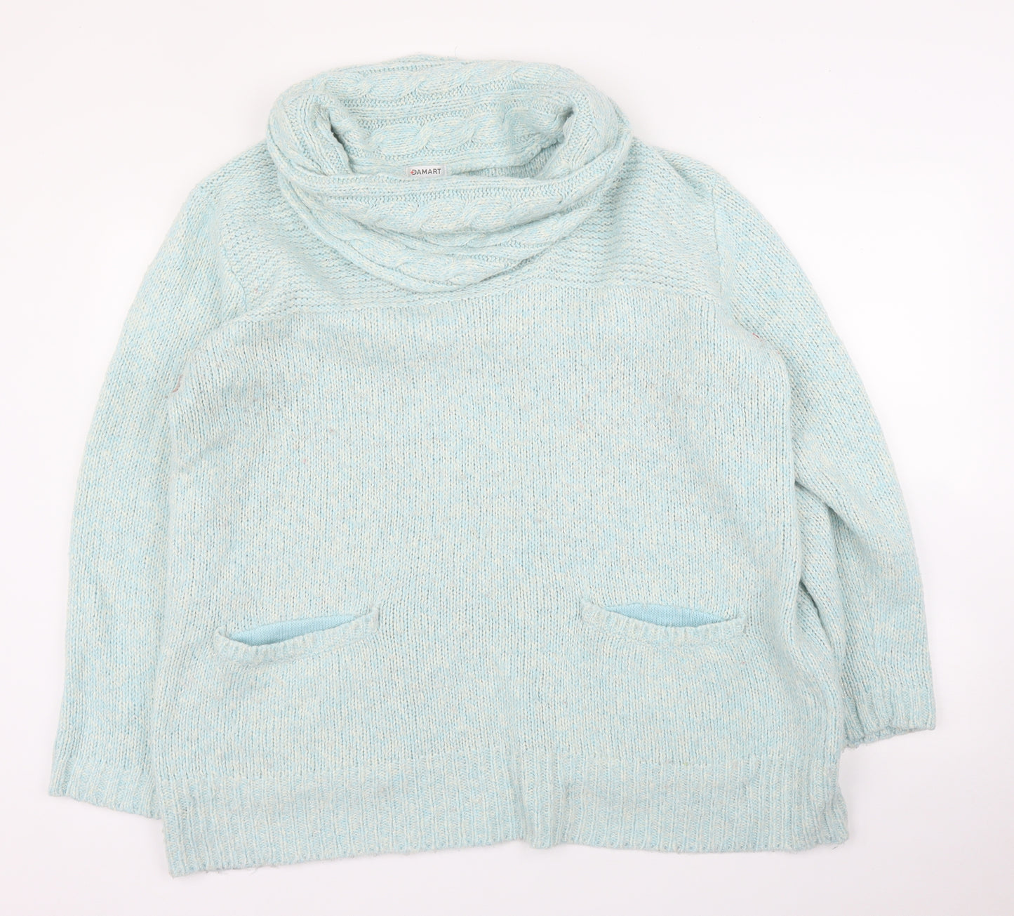 Damart Womens Green   Pullover Jumper Size XL