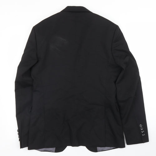 Zara Mens Black   Jacket Blazer Size 38
