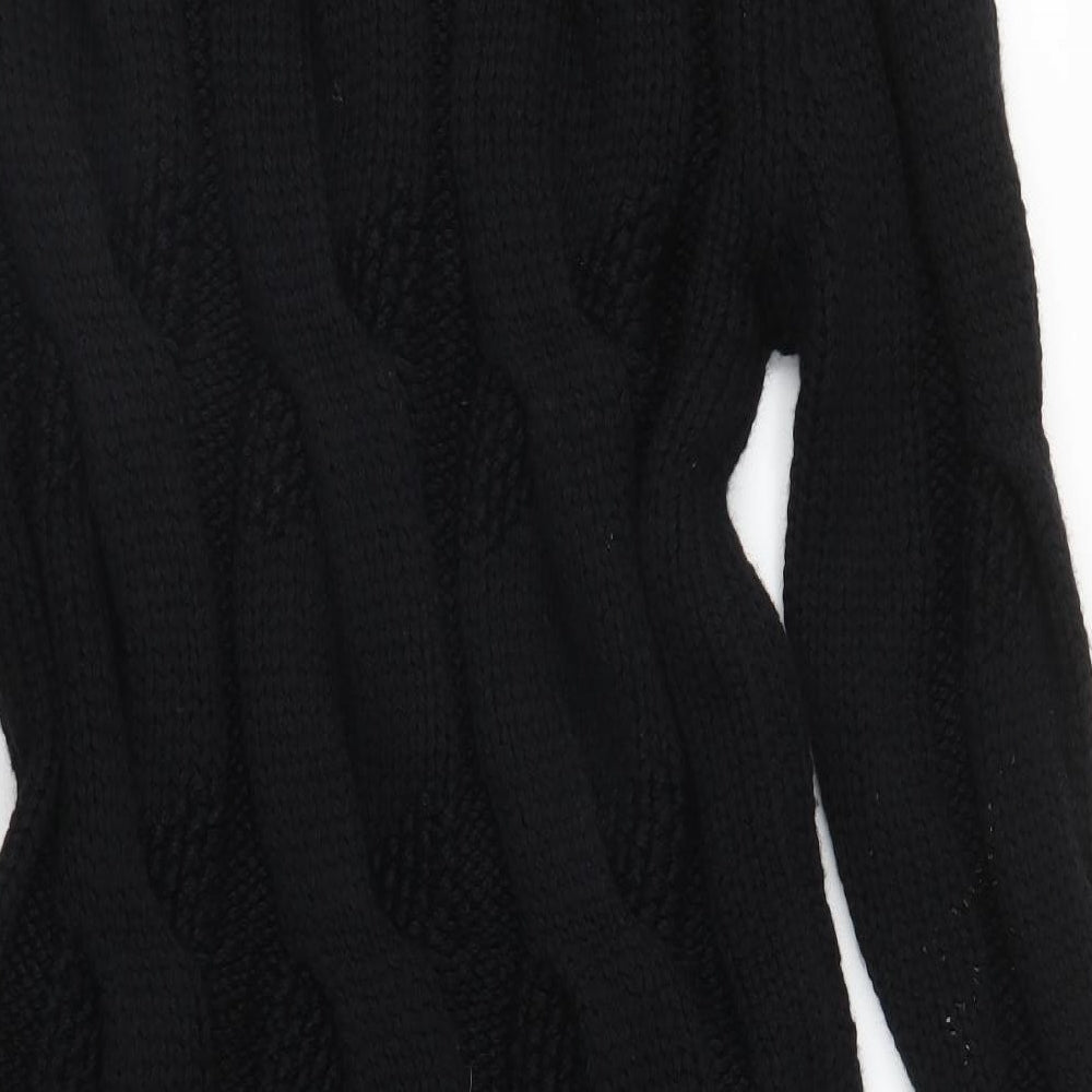 Zara Womens Black   Jumper Dress  Size L