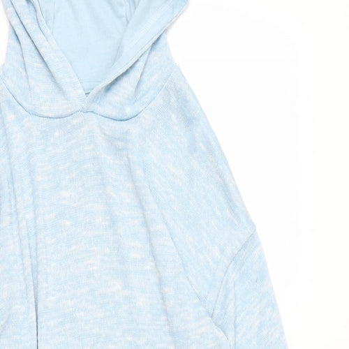 Nutmeg Girls Blue   Tunic Hoodie Size 12 Years
