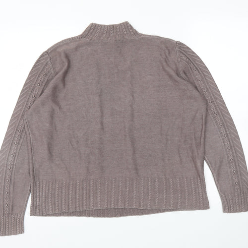 Preworn Womens Purple   Pullover Jumper Size M