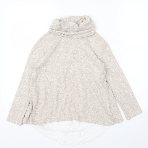 River Island Girls Beige   Pullover Jumper Size 7 Years