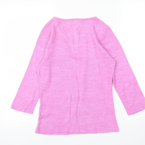 Liquid Womens Purple   Basic Blouse Size S