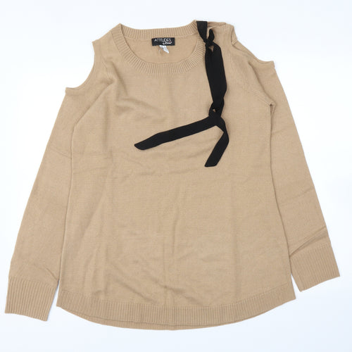 Attitudes Womens Beige   Tunic Jumper Size S