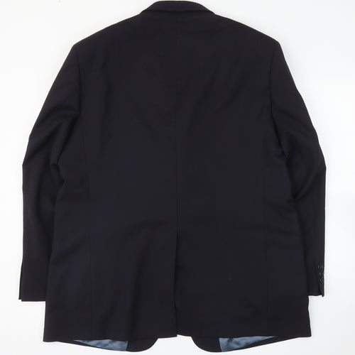 Impressions Mens Blue   Jacket Suit Jacket Size 46
