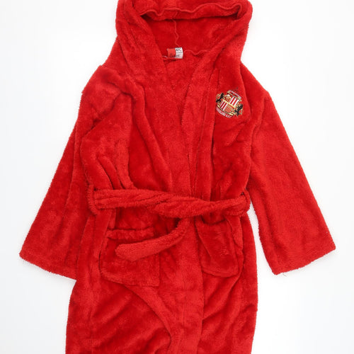 Sunderland AFC Boys Red Solid   Robe Size L