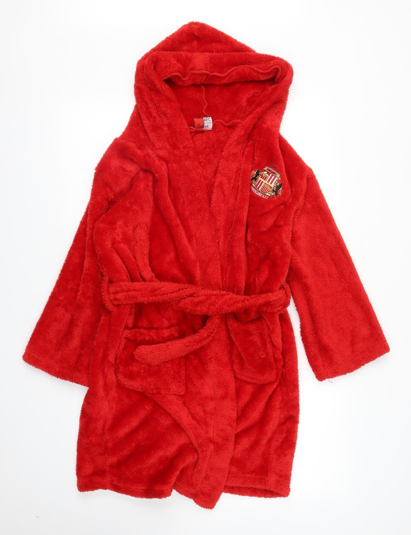 Sunderland AFC Boys Red Solid   Robe Size L