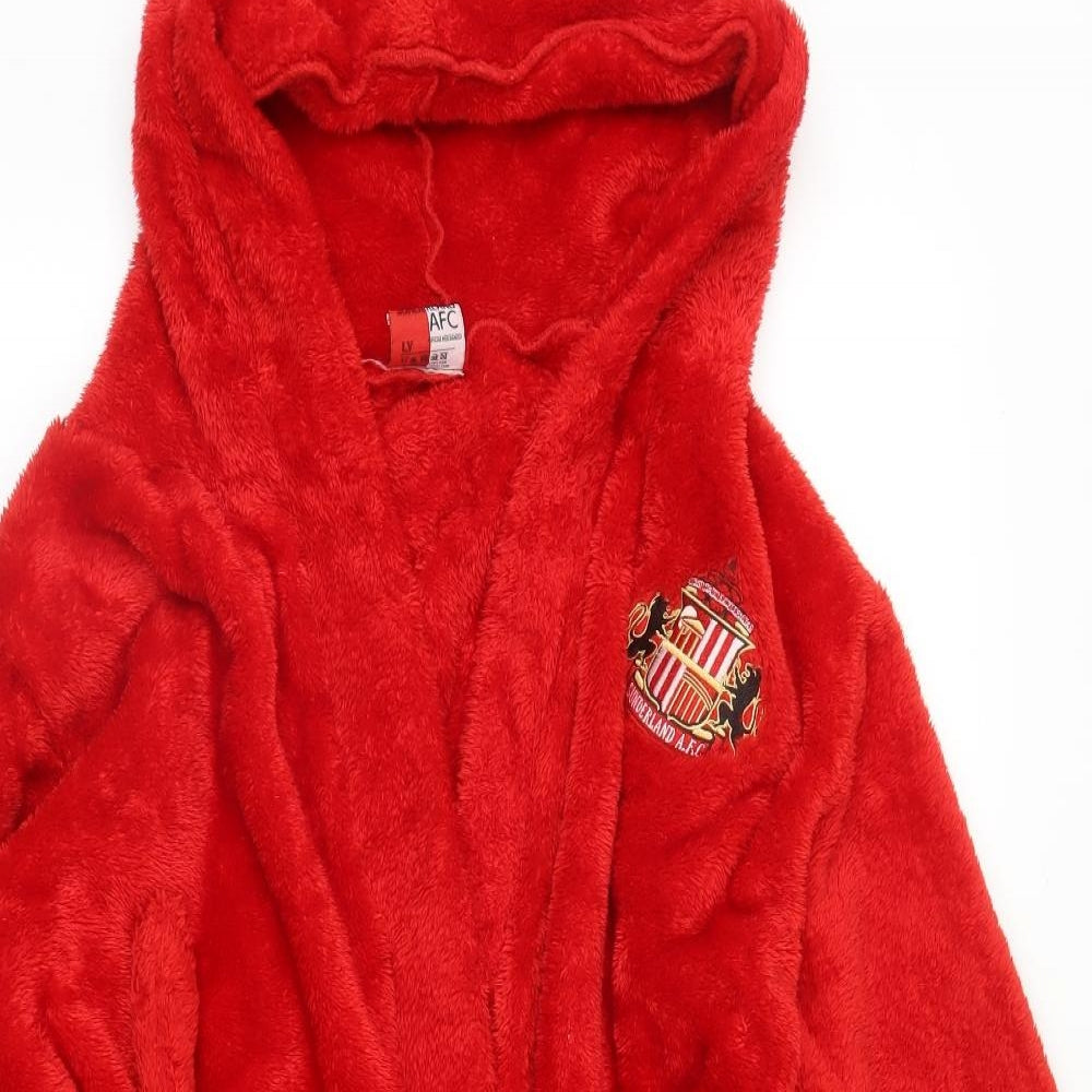 Sunderland AFC Boys Red Solid   Robe Size L