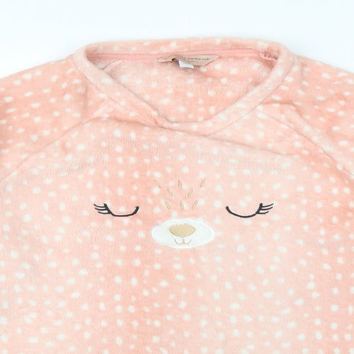 Dorothy Perkins Womens Pink Polka Dot  Pullover Jumper Size M  - PJ top