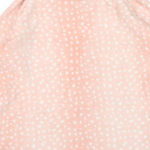 Dorothy Perkins Womens Pink Polka Dot  Pullover Jumper Size M  - PJ top