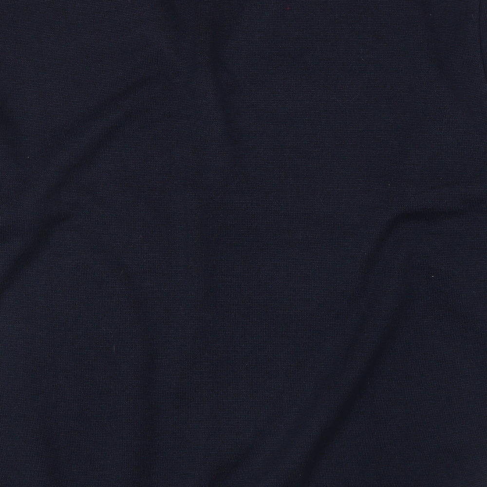 Gabicci Mens Blue Geometric  Pullover Jumper Size XL