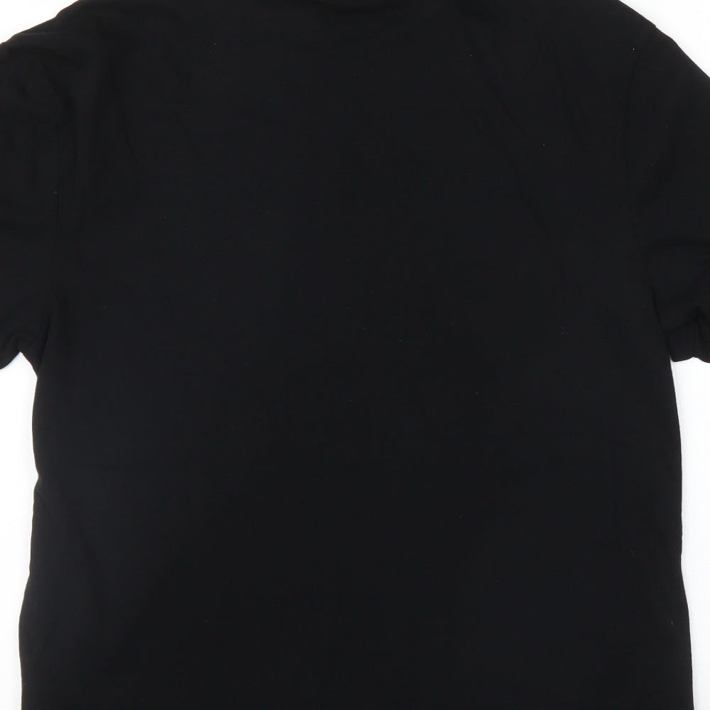 River Island Mens Black    T-Shirt Size S