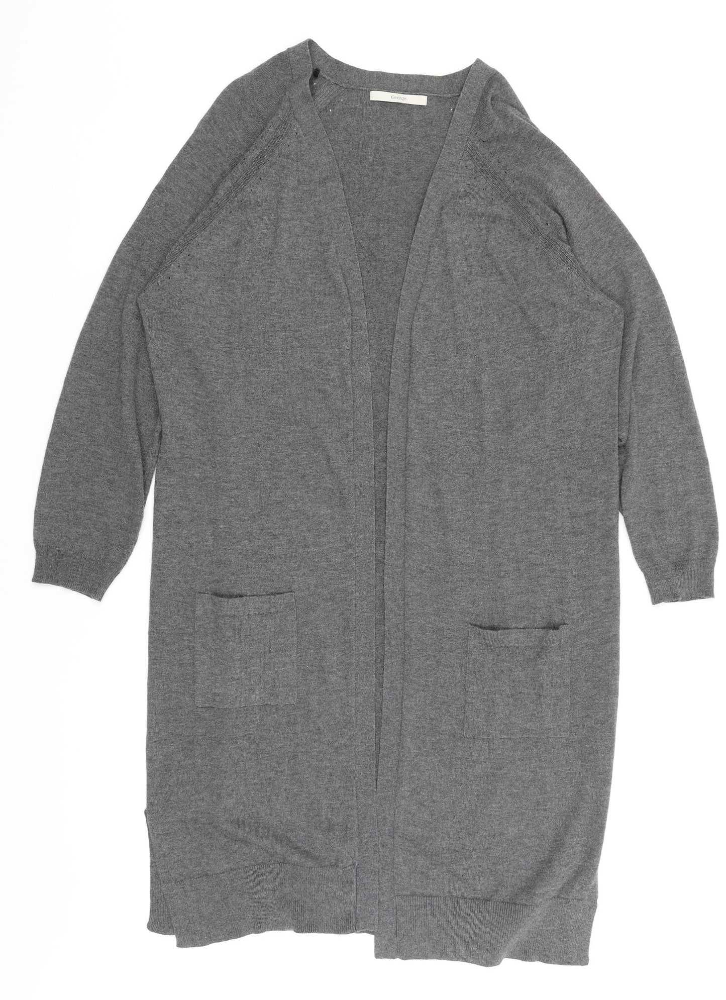 George Womens Grey   Shrug Jumper Size 16