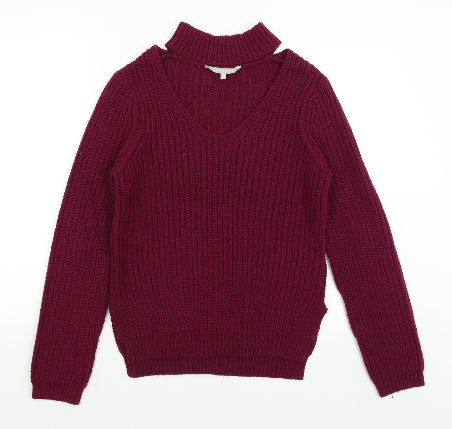 Red Herring Womens Purple   Pullover Jumper Size 8