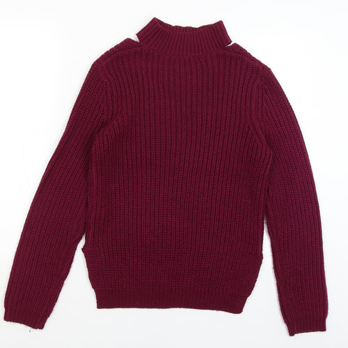 Red Herring Womens Purple   Pullover Jumper Size 8