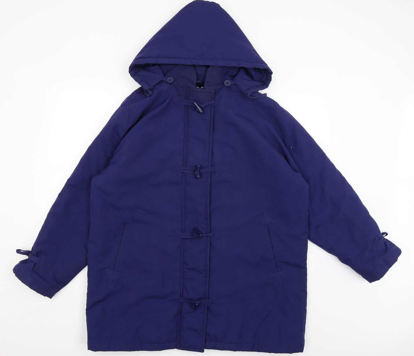 Classics Womens Blue   Rain Coat Coat Size 20