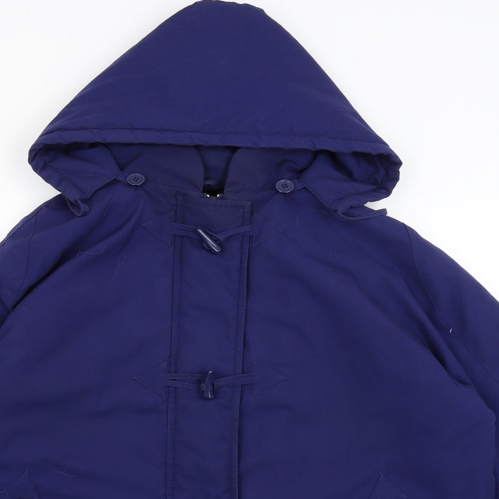 Classics Womens Blue   Rain Coat Coat Size 20