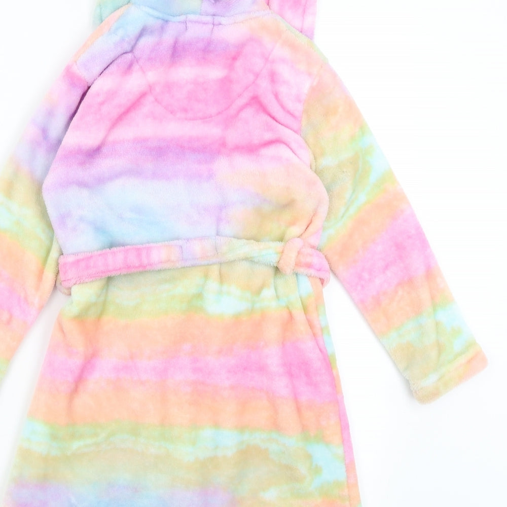 Nifty Kids Girls Multicoloured Solid  Kimono Gown Size 10 Years  - Unicorn