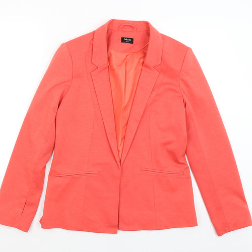 Oasis Womens Red   Jacket Blazer Size 12