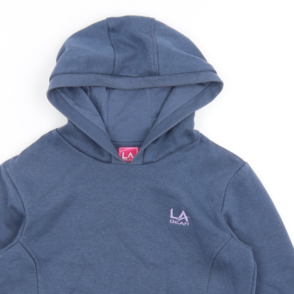 LA Gear Girls Blue   Pullover Hoodie Size 11-12 Years