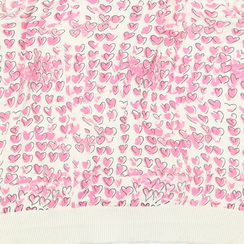 New Look Womens Ivory   Cardigan Jumper Size 6  - Hearts