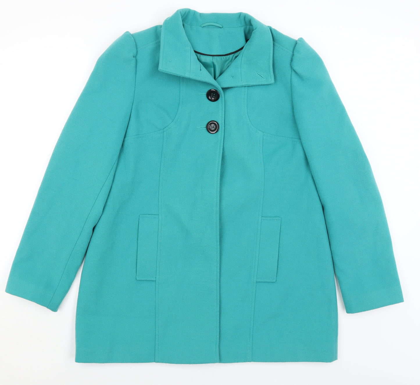 F&F Womens Blue   Pea Coat Coat Size 16