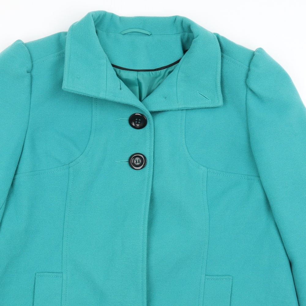 F&F Womens Blue   Pea Coat Coat Size 16