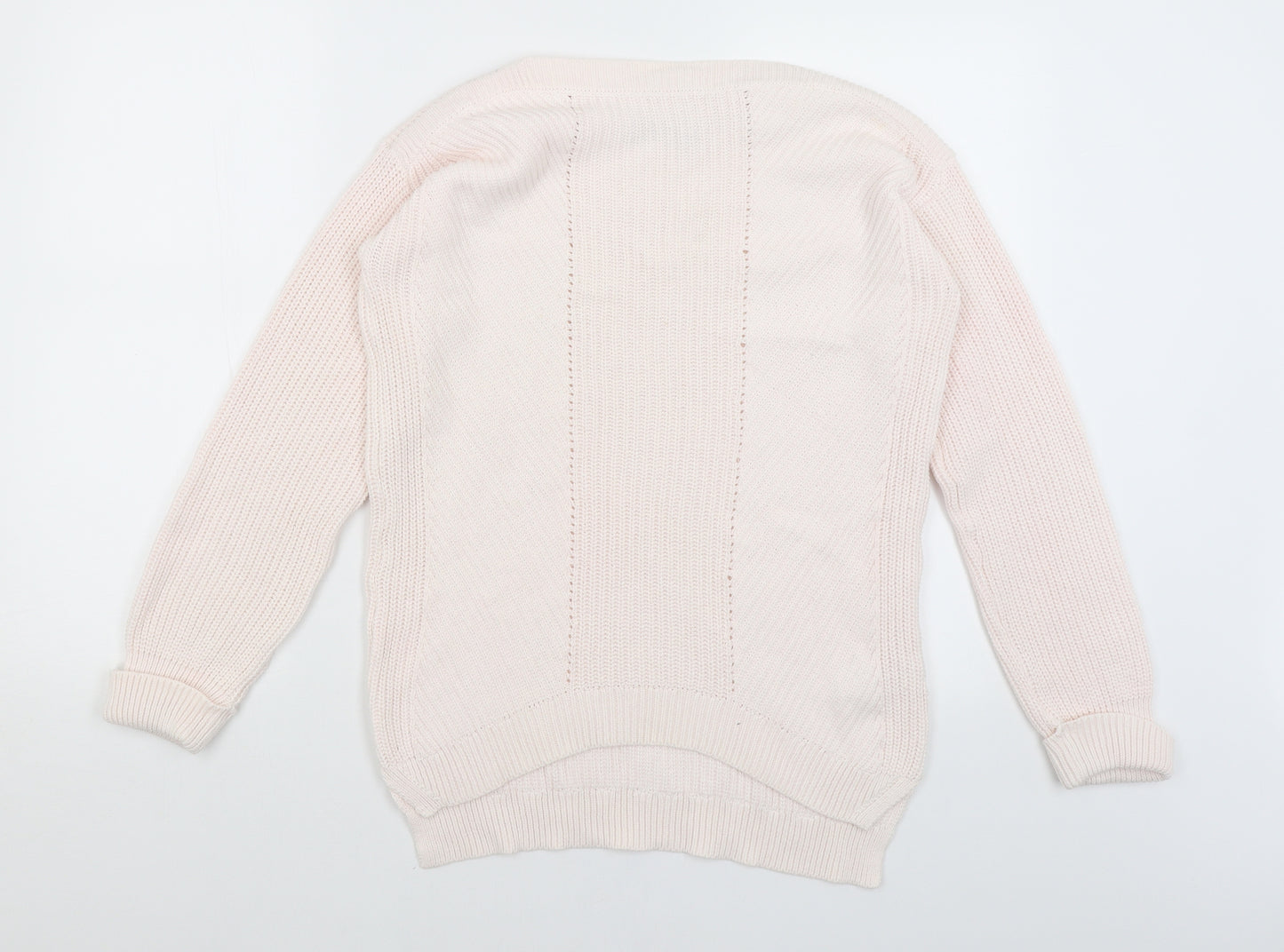 M&S Womens Pink   Pullover Jumper Size S
