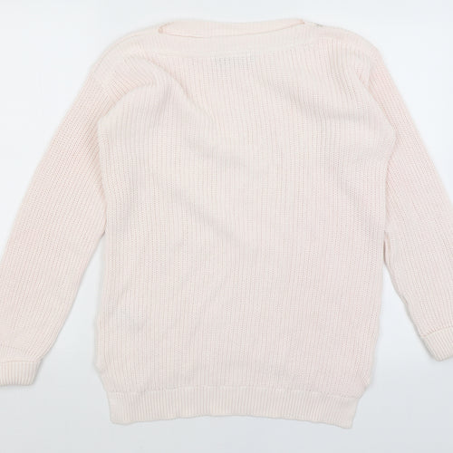 M&S Womens Pink   Pullover Jumper Size S