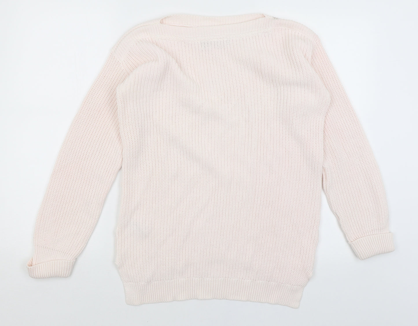 M&S Womens Pink   Pullover Jumper Size S