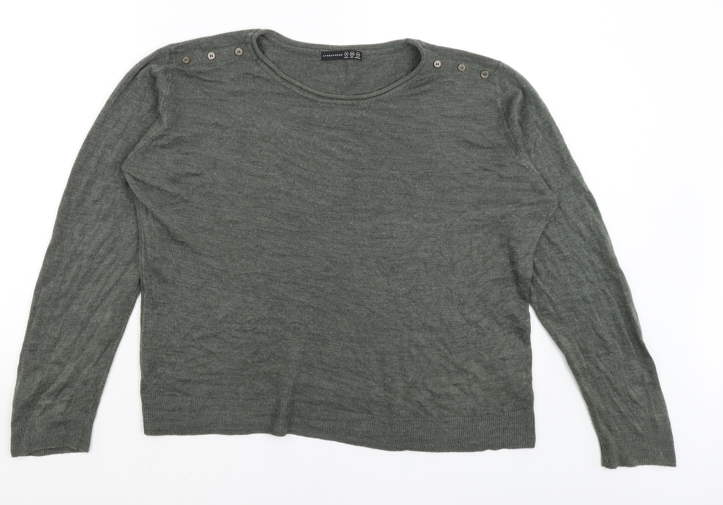 Atmosphere Womens Green   Pullover Jumper Size 18