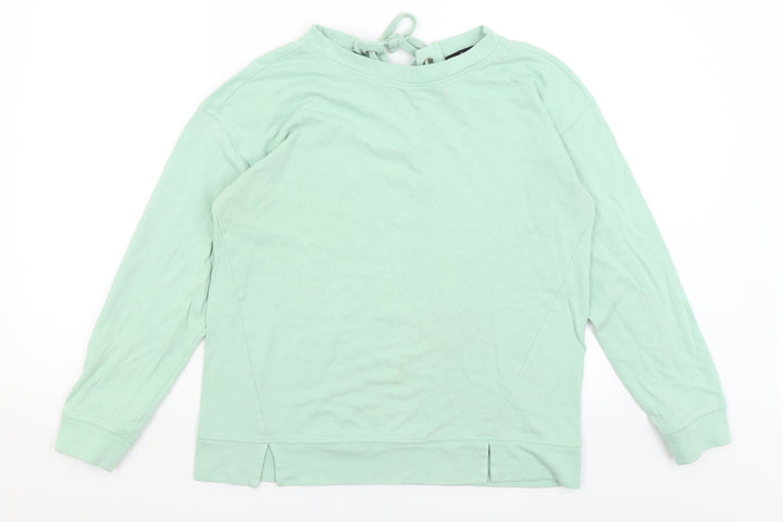 F&F Womens Green Pullover Jumper Size 12