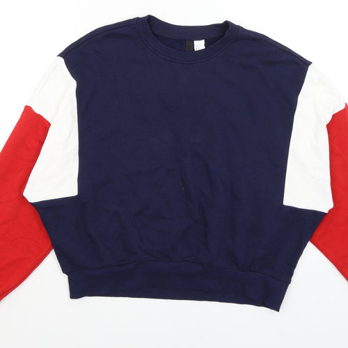 Divided Womens Blue   Pullover Jumper Size M