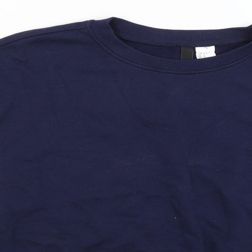 Divided Womens Blue   Pullover Jumper Size M