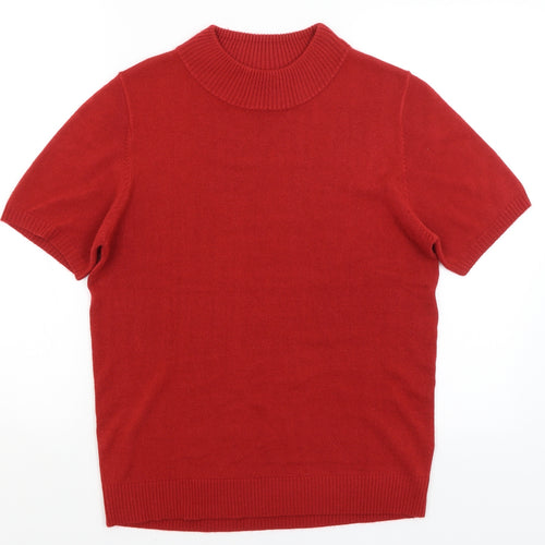 Damart Womens Red   Basic T-Shirt Size 14