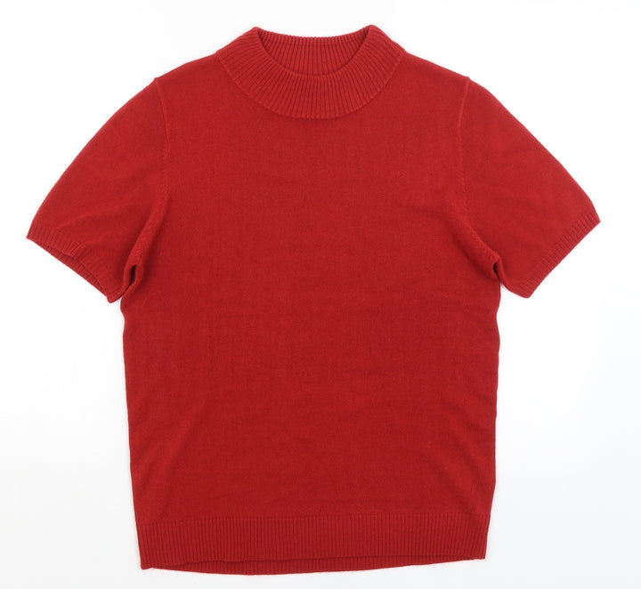 Damart Womens Red   Basic T-Shirt Size 14