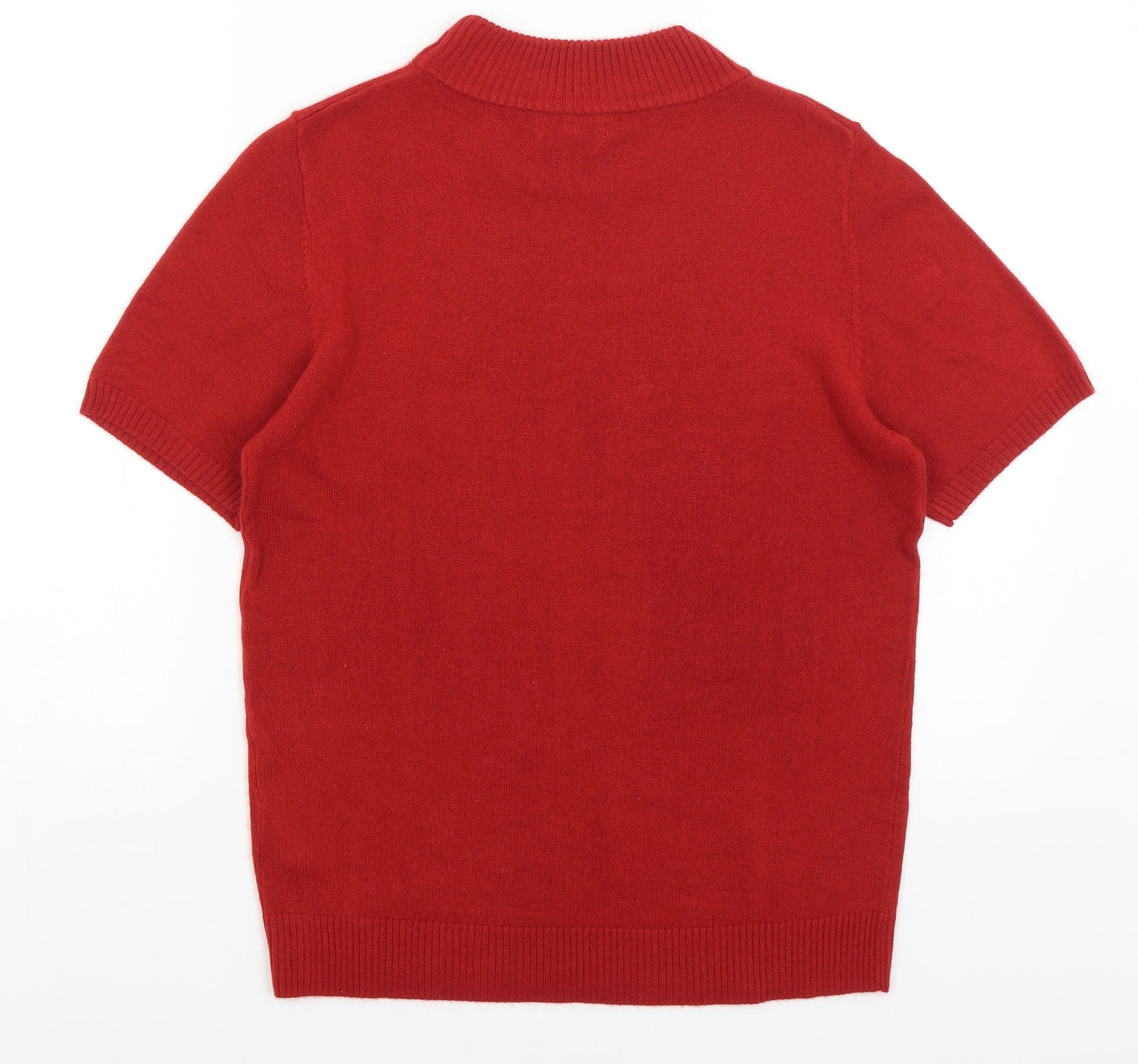Damart Womens Red   Basic T-Shirt Size 14