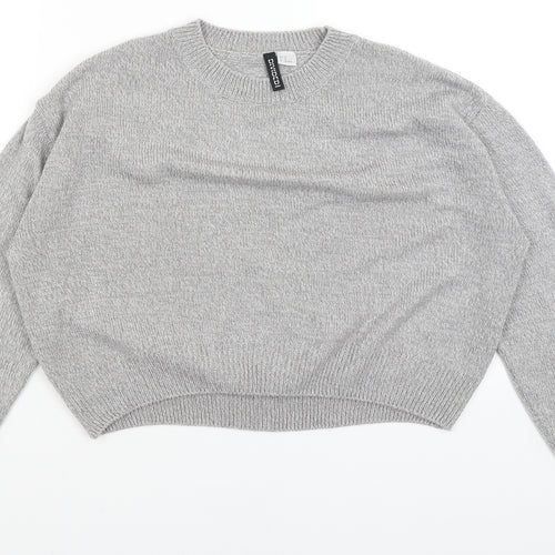 Divided Womens Grey   Pullover Jumper Size XS