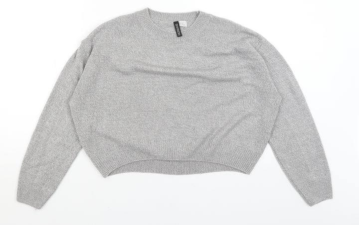 Divided Womens Grey   Pullover Jumper Size XS