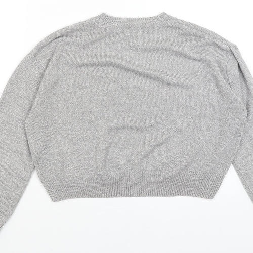 Divided Womens Grey   Pullover Jumper Size XS