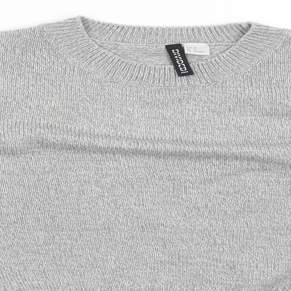 Divided Womens Grey   Pullover Jumper Size XS