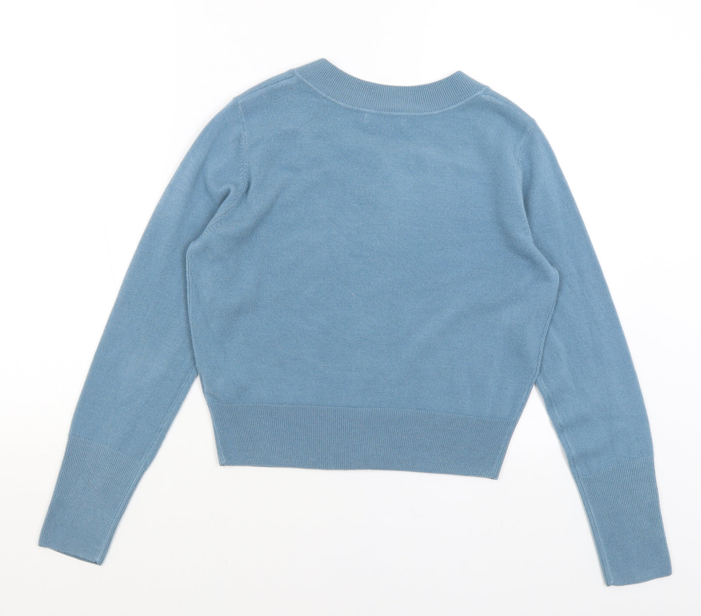 M&S Womens Blue   Cardigan Jumper Size 12