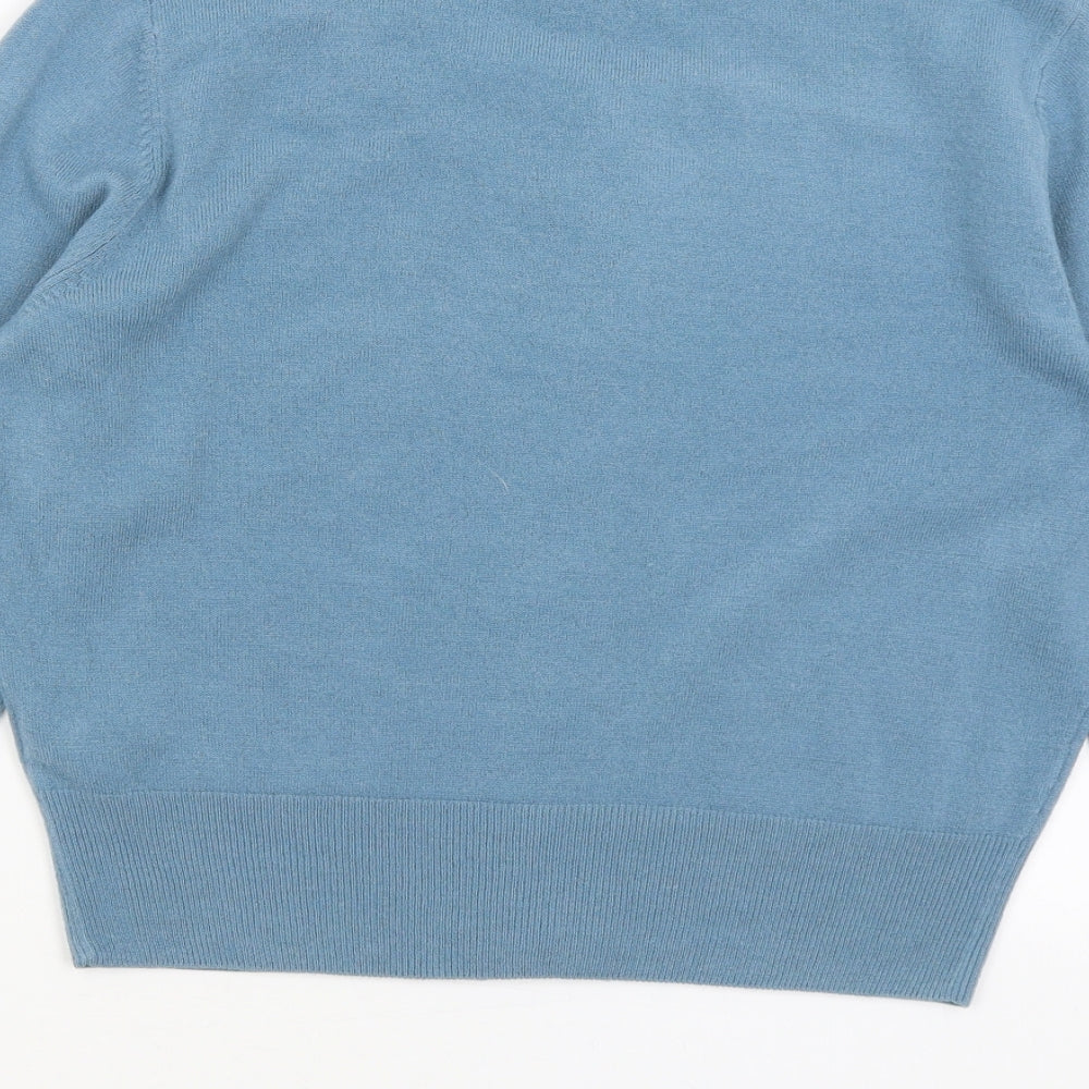 M&S Womens Blue   Cardigan Jumper Size 12