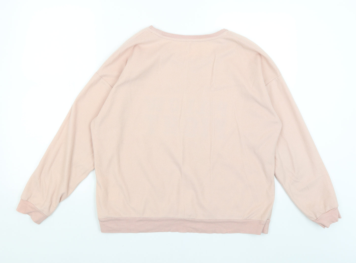 H&M Womens Pink   Pullover Jumper Size M  - Pillow Fight