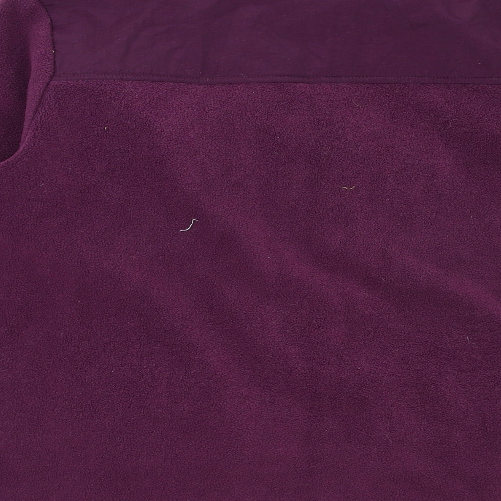 Bonmarché Womens Purple  Fleece Full Zip Jumper Size M