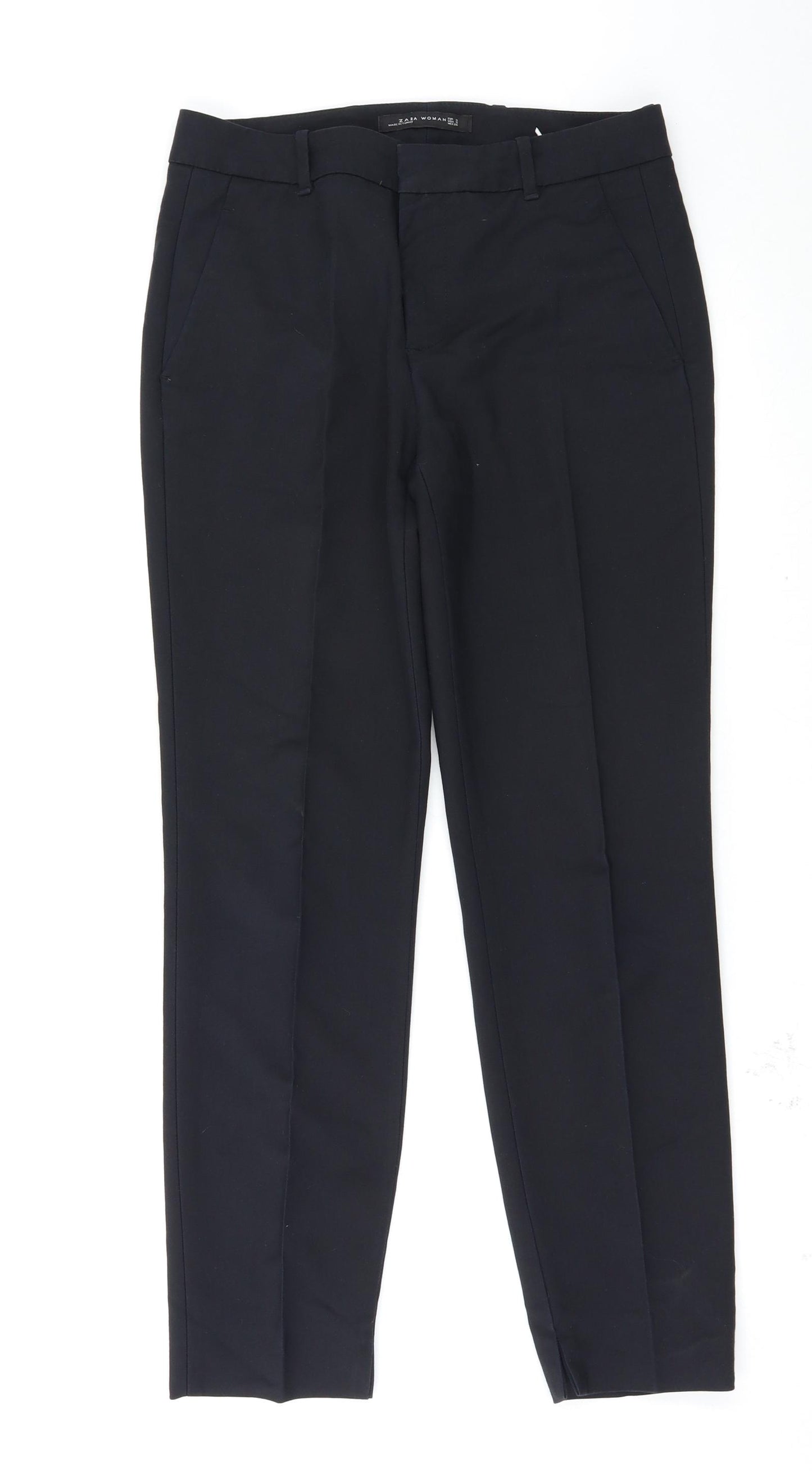 Zara Womens Black   Trousers  Size S L28 in